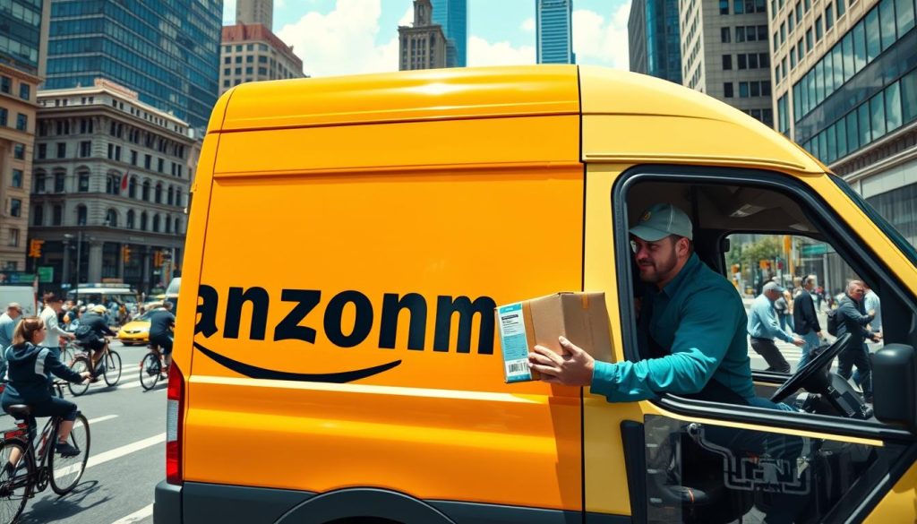 Conductor de entrega, Amazon Logistics, conducir a Amazon, entrega rápida