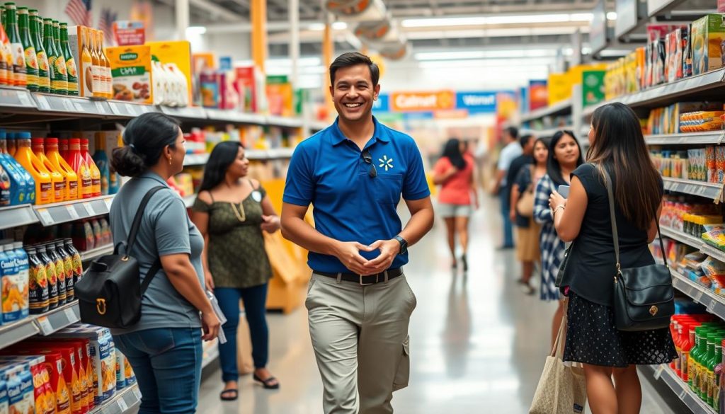 Asistente de la tienda, trabajo bilingüe, servicio de Walmart, trabajos en