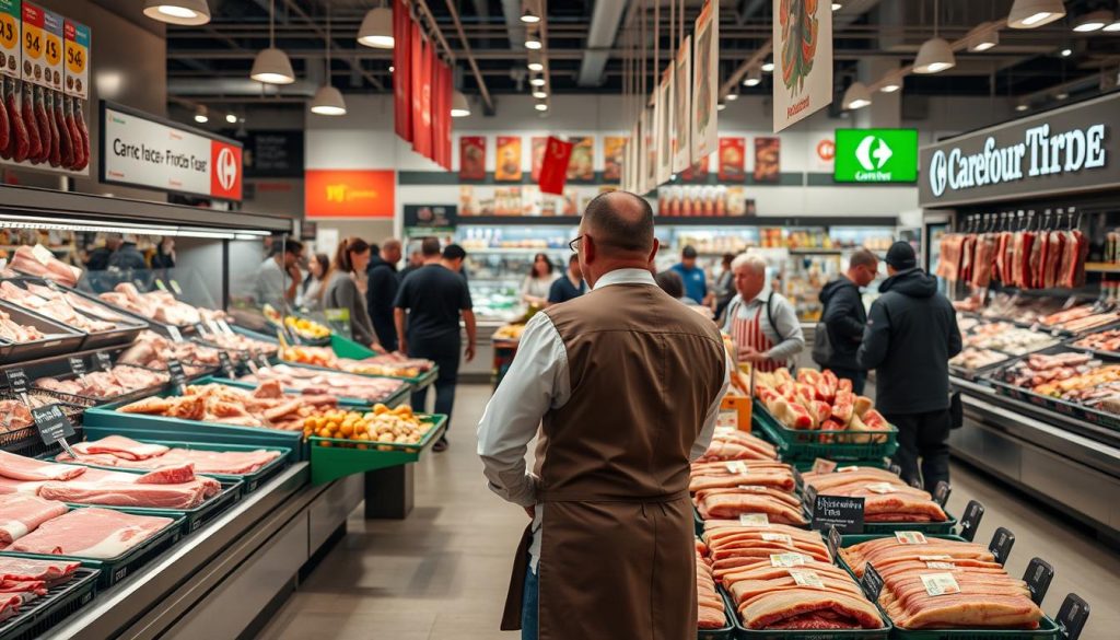 carnicería Carrefour, vacantes para españoles,trabajo en supermercado