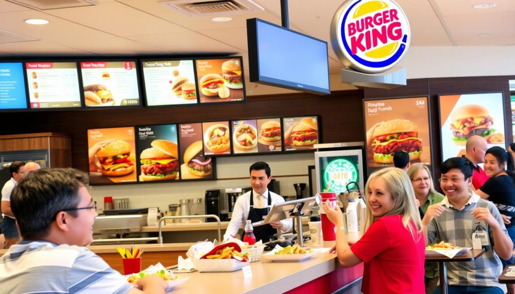 cajero, servicio, atención, Burger King, empleo