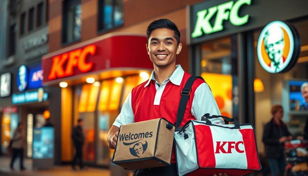 repartidor, KFC, empleo, salario, horarios